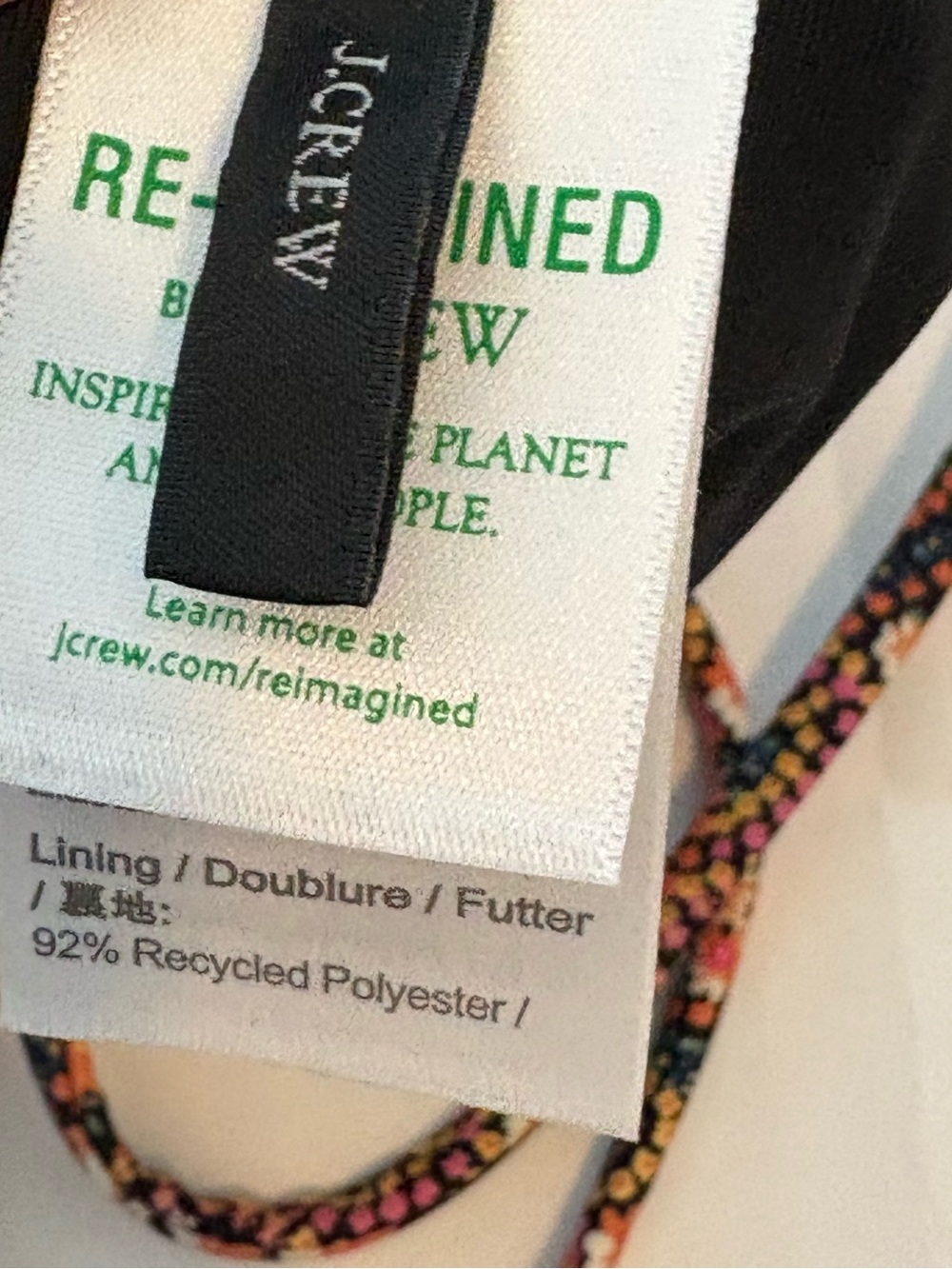 J Crew Strappy-Back Plunge One Piece Swimsuit in Ratti® Prism Floral Size 16 - Picture 7 of 8